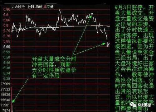 开盘的是全天最大的成交区,说明出货意图明显,这样的股票最好先别买