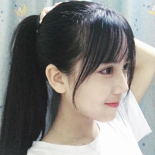 韩式头像女生侧颜