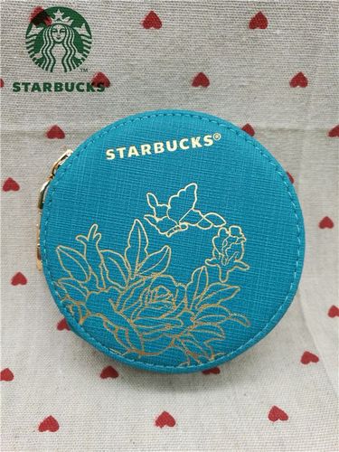 星巴克正品代购 寸锦寸金 沥金钱包 卡包 耳机包 零钱包-淘宝网