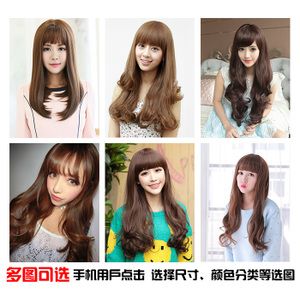 美发店海报写真挂贴画女士梨花烫长发理发店发型造型图片装饰贴画