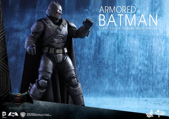 hottoys 蝙蝠侠大战超人:正义黎明 装甲版蝙蝠侠 armored batman