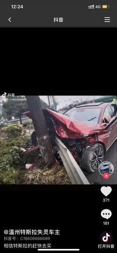 温州特斯拉刹车失灵车主怎么了?感觉不正常了