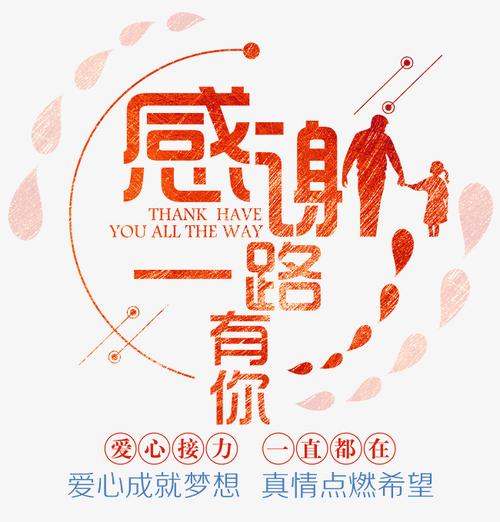 谢师宴字体设计感谢恩师一路有你