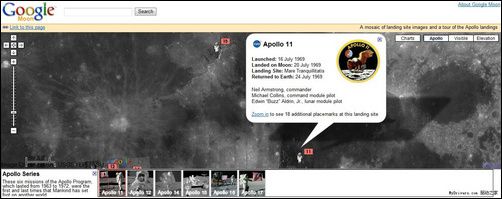 有消息称google earth即将推出月球地图