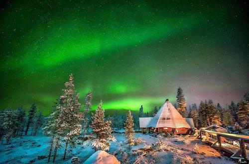 漠河北极村这是中国唯一可以看到极光的地方