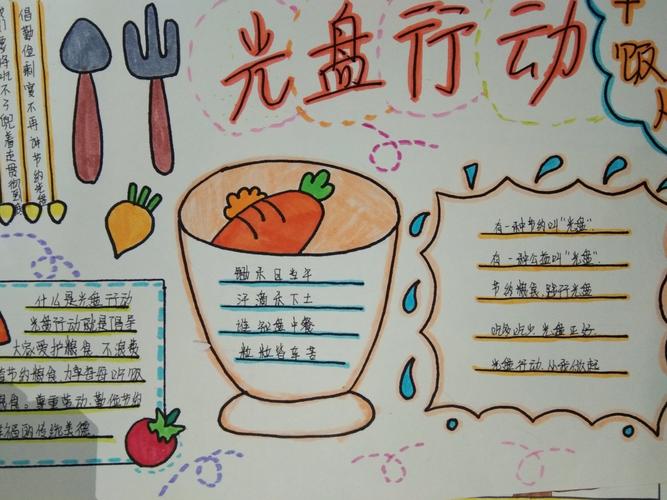 壹壹伍—光盘行动手抄报