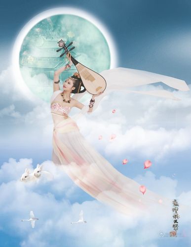 月亮仙子嫦娥奔月组图