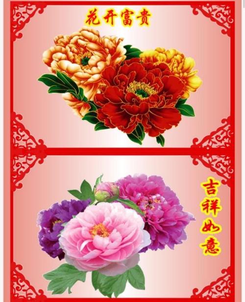 早上好!大年初七!送你漂亮的牡丹花,祝你花开富贵,如意吉祥