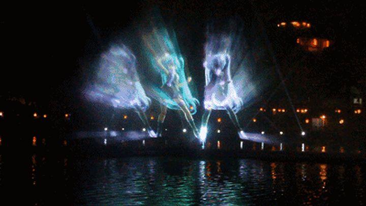 全息投影景区夜游,大型户外视觉盛宴