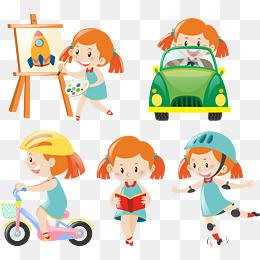 培养兴趣爱好的那女孩子