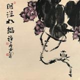 周自豪 三尺斗方《明珠如缀》 当代著名禅意画家