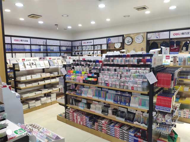 【合作实拍】立优办公文具店货架陈列实拍