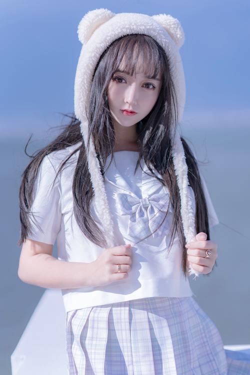 美女cosplay|过期米线线喵-天台jk