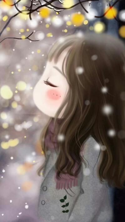 可爱美丽的小薇 头像 美图 女生 壁纸 锁屏 萌萌图 插画