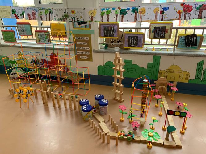 聊城市实验幼儿园水韵大班建构区展示(六)——我是小小建筑师
