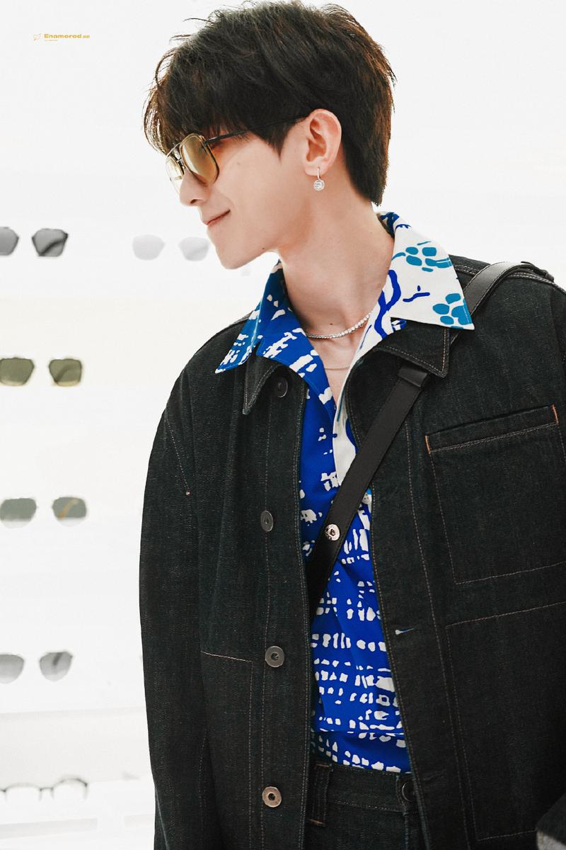 ninepercent新闻210424蔡徐坤出席prada晚宴及品牌活动帅而自知的少爷