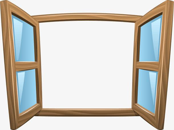 卡通矢量窗户