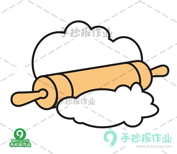擀面杖简笔画