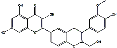 水飞蓟宾结构式