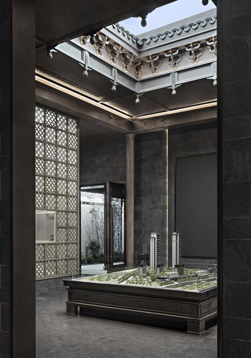 深圳盘石设计南宁建发央著营销中心800㎡闲庭深院极致东方重现百年古