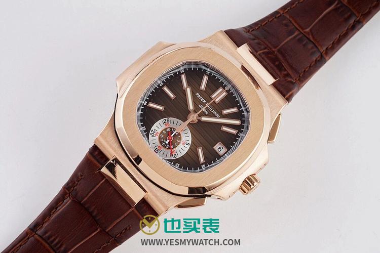 3k厂鹦鹉螺5980r-001-百达翡丽复刻鹦鹉螺nautilus玫瑰金计时男表