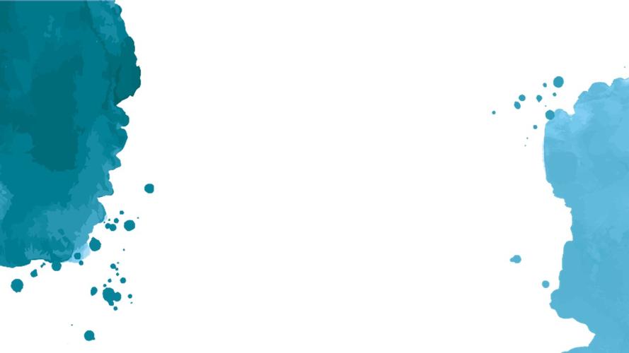 财务汇报蓝色水墨ppt背景图