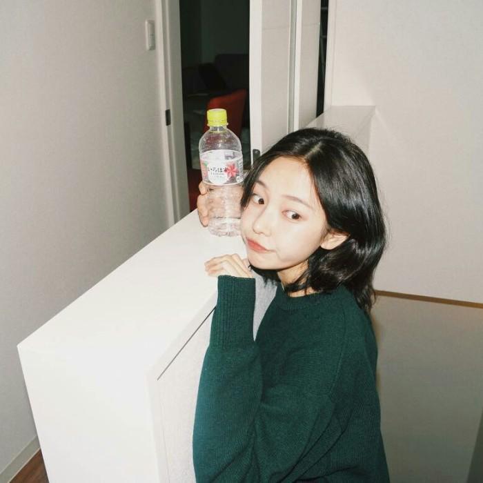 girl face.短发.女生头像