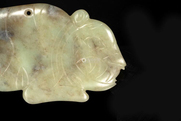 红山文化时期玉虎一对