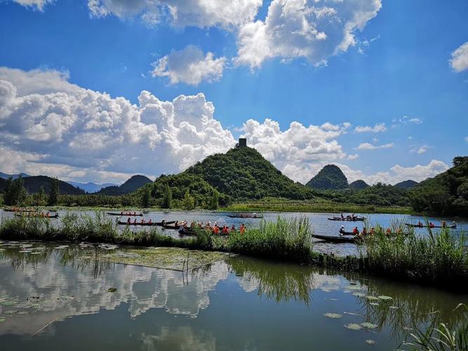 普者黑旅游景点攻略图