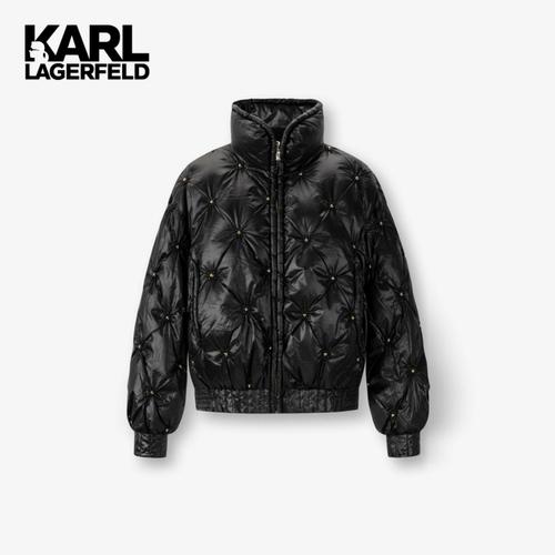 karllagerfeld卡尔拉格斐冬季新款女式羽绒服老佛爷