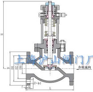 不锈钢液动紧急切断阀结构图
