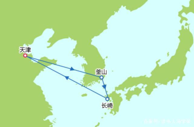 旅顺港,釜山港位置图