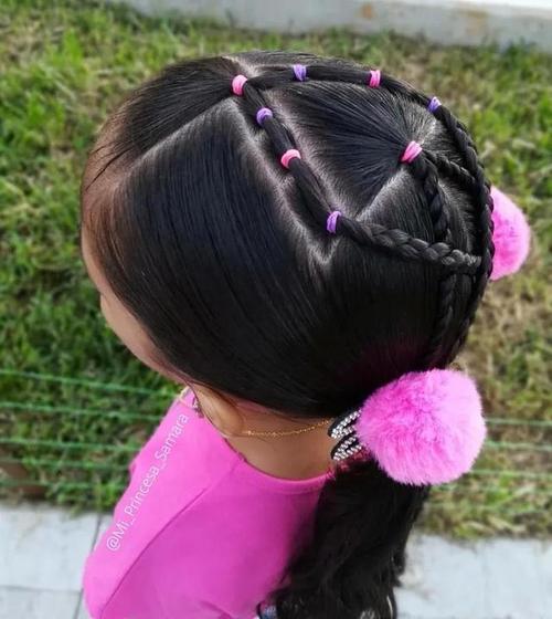 最新款小女孩好看的辫子编发发型美美哒