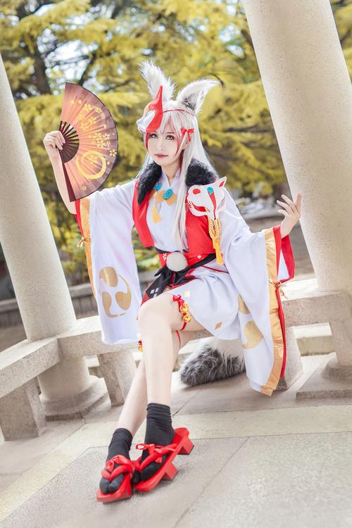 cos:阴阳师,精致妆容的妖狐小姐姐