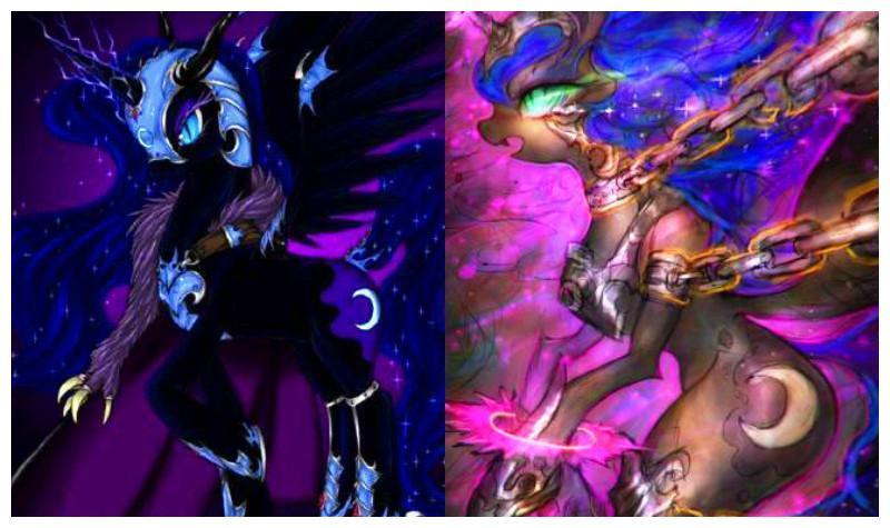 pony polly的黑色版:罪恶茧女王将茧变成蝴蝶,紫月很