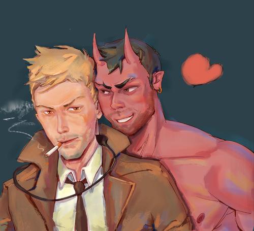 糊一个康斯坦丁x恶魔