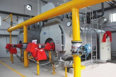 新建成的 "煤改气 "锅炉房 □资料照片