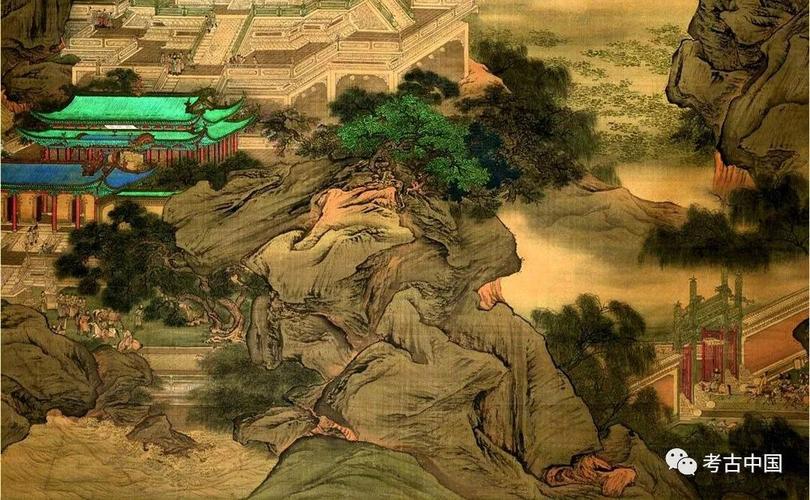 清代·骊山避暑图轴