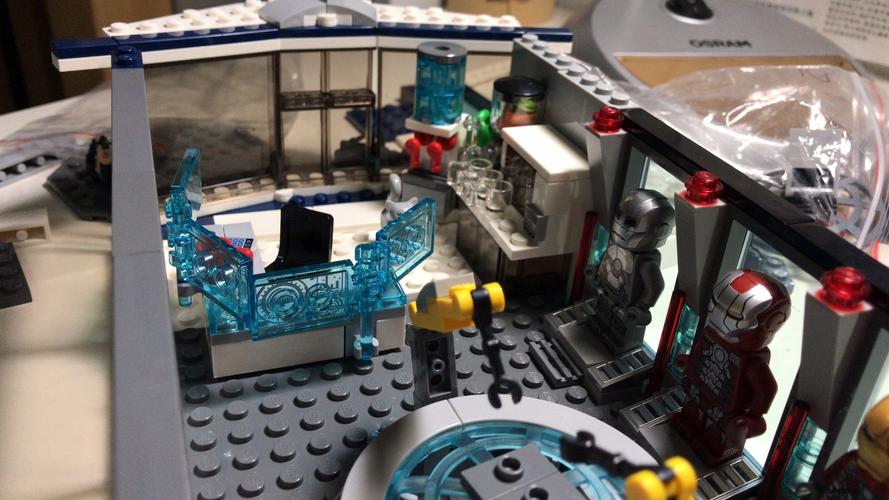 乐高钢铁侠基地moc 原创套内set大改造