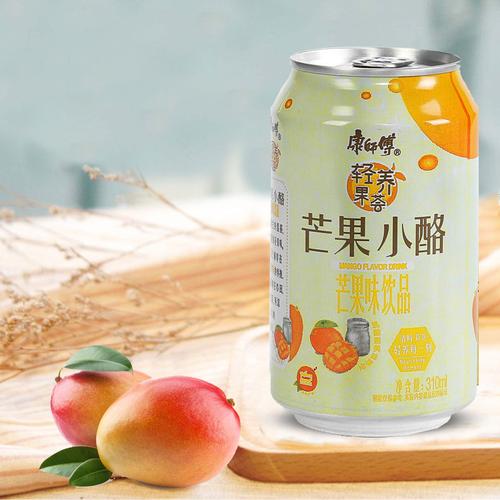 康师傅芒果小酪310ml24罐整箱果味饮料果味