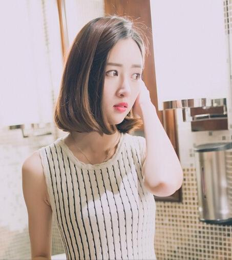 齐肩短发发型图片