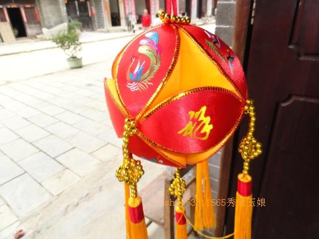包邮广西绣球 壮绣 壮族特色 少数民族特色工艺品 特色手工艺