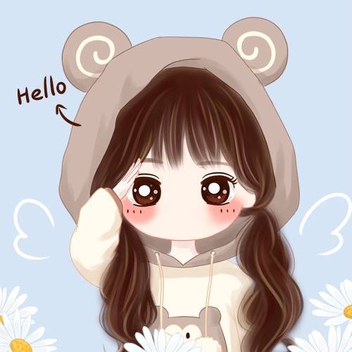 小薇卡通闺蜜头像可爱风一组三张