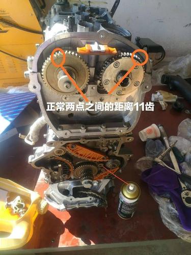 ea888通病正时链条跳齿气门被顶弯惨不忍睹