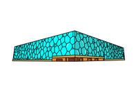 如何画水立方简笔画人民大会堂简笔画图片鸟巢简笔画怎么画老北京