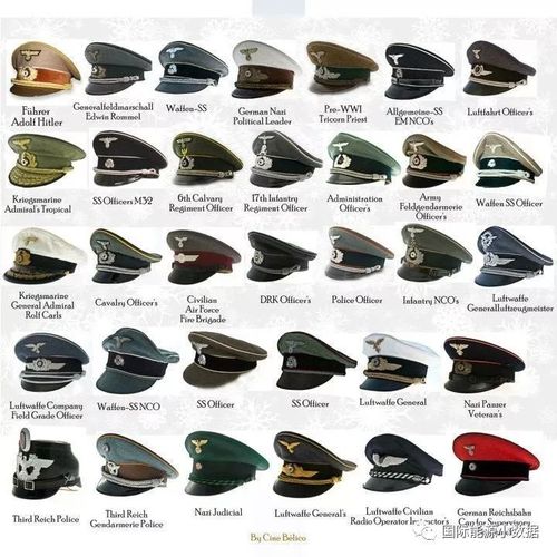 6)military headwear of nazi germany(德国纳粹军帽)