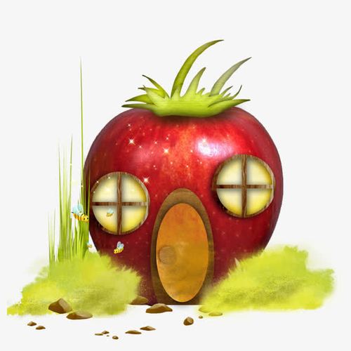 手绘苹果屋