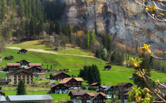 遇见瑞士优美的自然风景