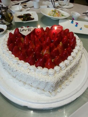 心型蛋糕,爱的体现