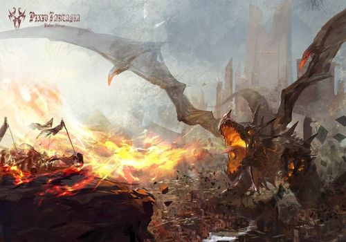 想到了龙族的四大君主之一——青铜与火之王